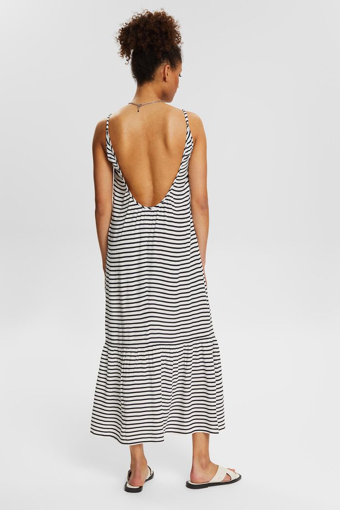 Kleid mit Rückenausschnitt, LENZING™ ECOVERO™, OFF WHITE, detail image number 4