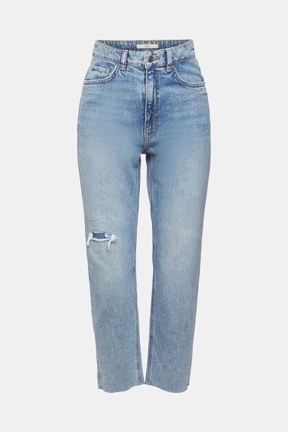 Ripp-Jeans im Slim Fit, BLUE MEDIUM WASHED, overview