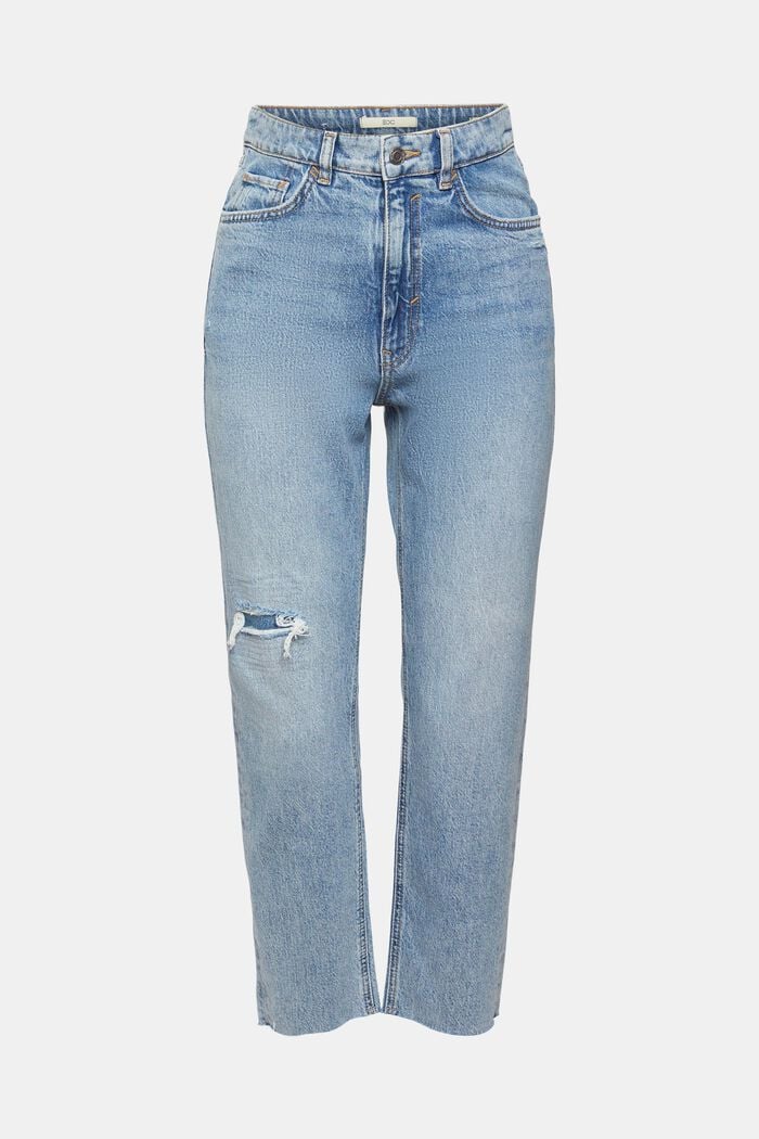 Ripp-Jeans im Slim Fit, BLUE MEDIUM WASHED, detail image number 7