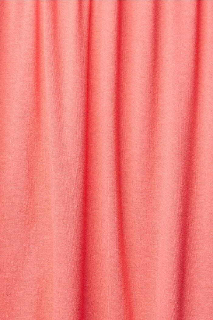 Midikleid aus Jersey, LENZING™ ECOVERO™, CORAL RED, detail image number 0