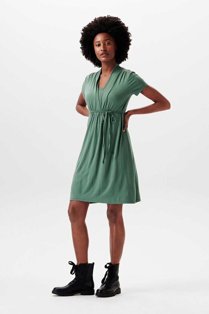 Kleid aus Jersey, VINYARD GREEN, detail image number 1