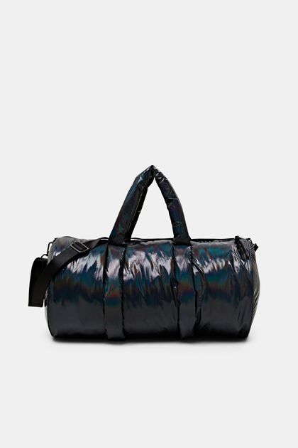 Große Puffer Bag mit holografischem Design