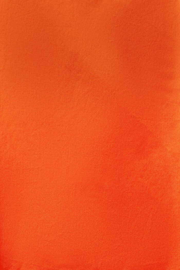 Hemd aus Baumwollpopeline, BRIGHT ORANGE, detail image number 4
