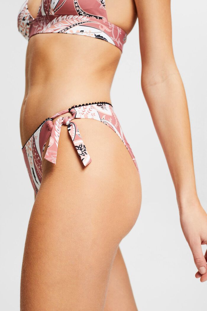 Recycelt: Bikini-Slip mit Paisley-Print, BLUSH, detail image number 2