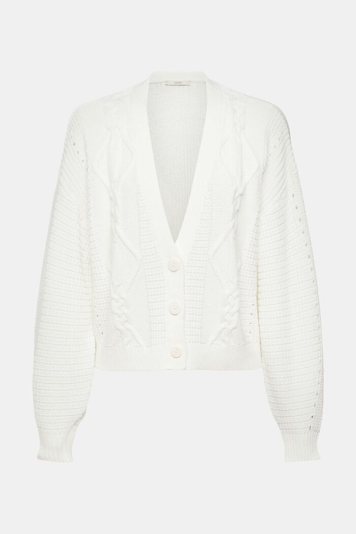 Strick-Cardigan, OFF WHITE, overview