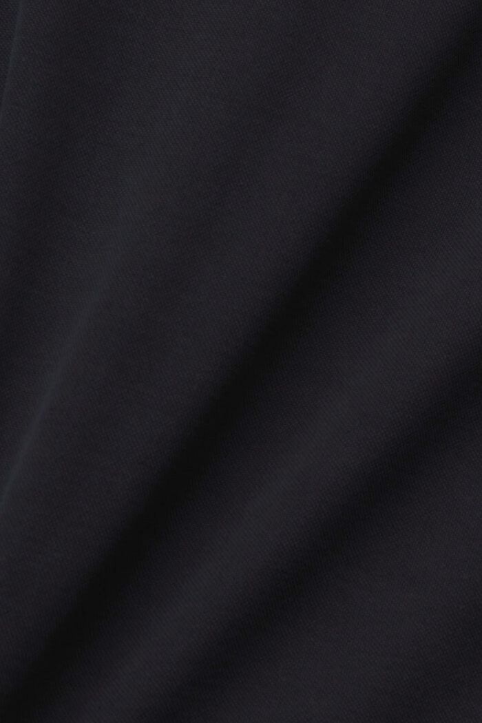 Midikleid mit V-Ausschnitt, BLACK, detail image number 4