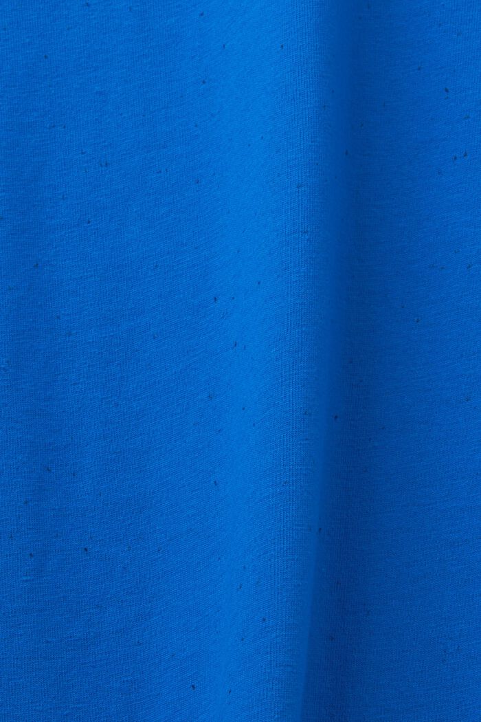 T-Shirt aus Jersey in Sprenkel-Optik, BLUE, detail image number 5