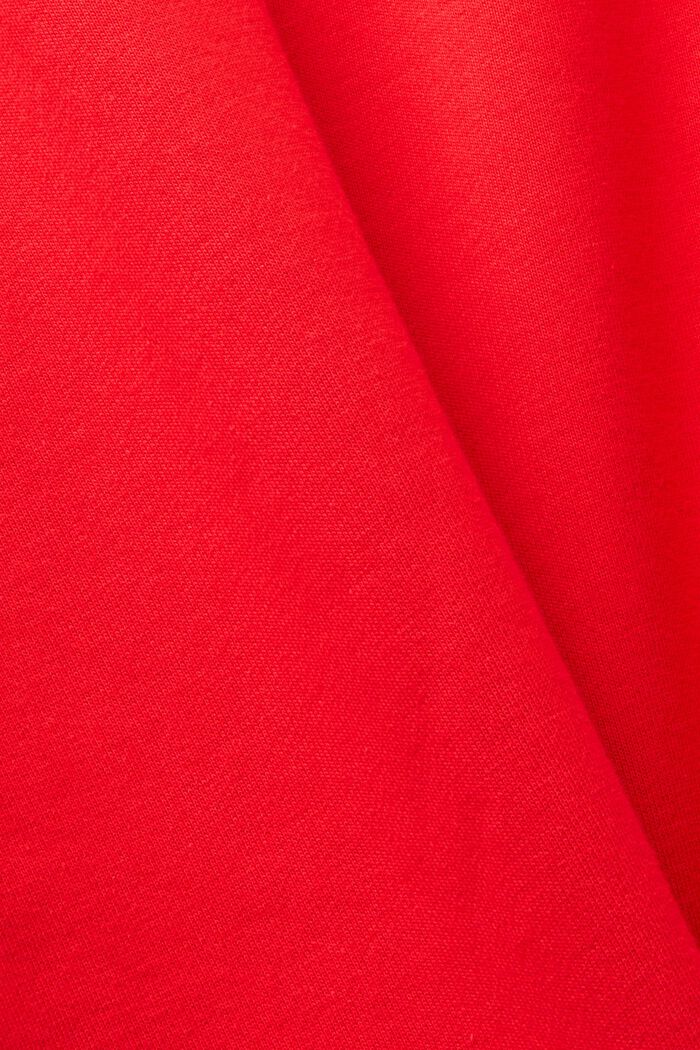 Sweatshirt mit kleinem Delfinprint, ORANGE RED, detail image number 5