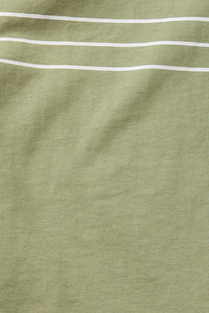 T-Shirt mit Herz-Print, LIGHT KHAKI, detail image number 5