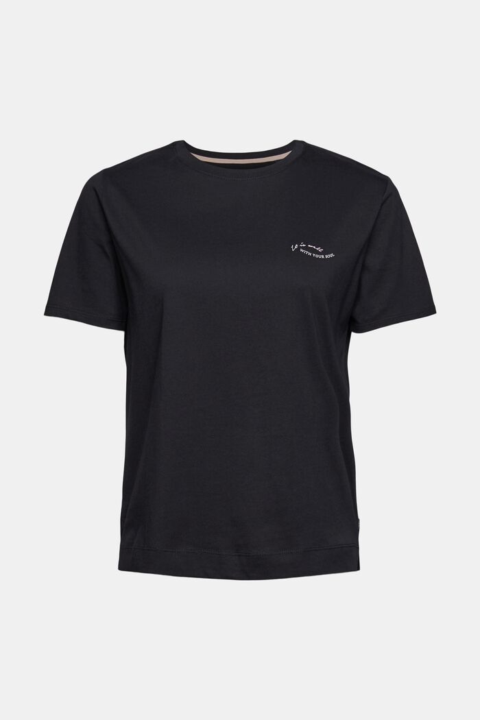 T-Shirt mit kleinem Print, Bio-Baumwolle