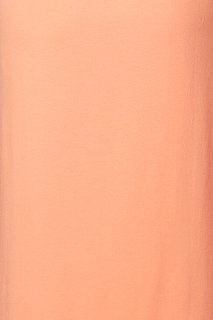 Jersey-Kleid mit Bindegürtel, Organic Cotton, ORANGE DUSK, detail image number 3