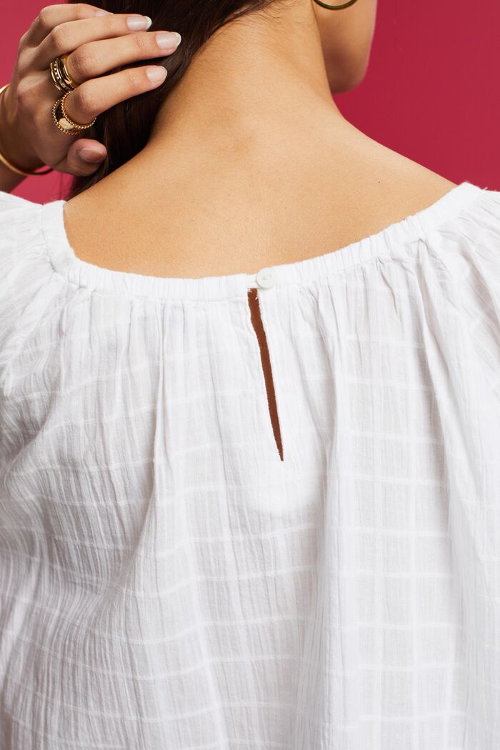 Blouses woven Regular fit, WHITE, detail image number 2