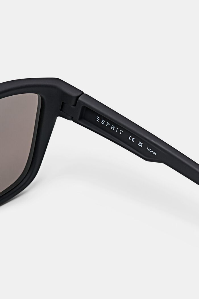 Sport-Sonnenbrille mit mattem Gestell, BLACK, detail image number 3