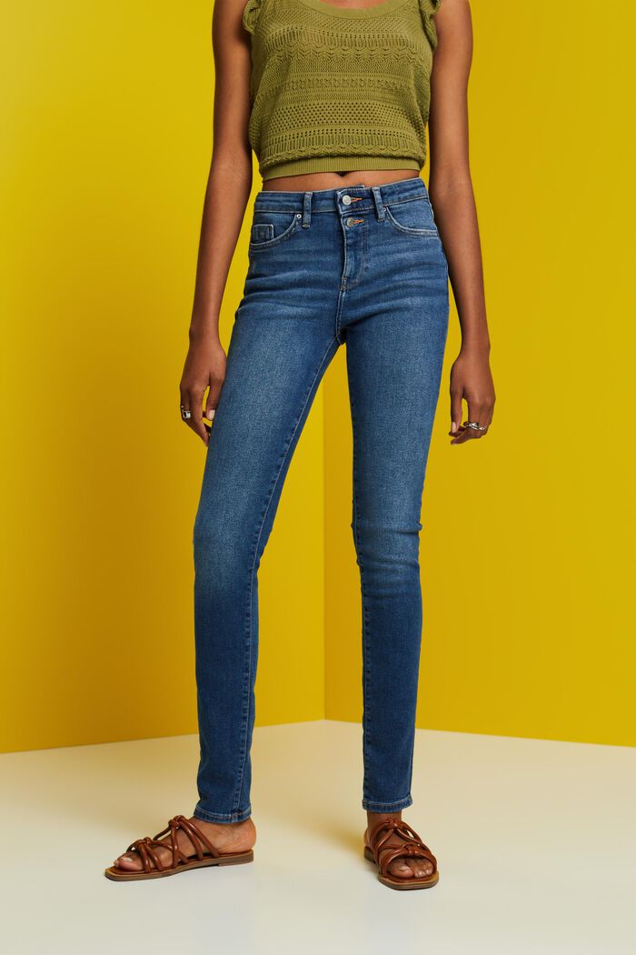 Jeans mit hohem Stretchanteil, BLUE DARK WASHED, detail image number 0