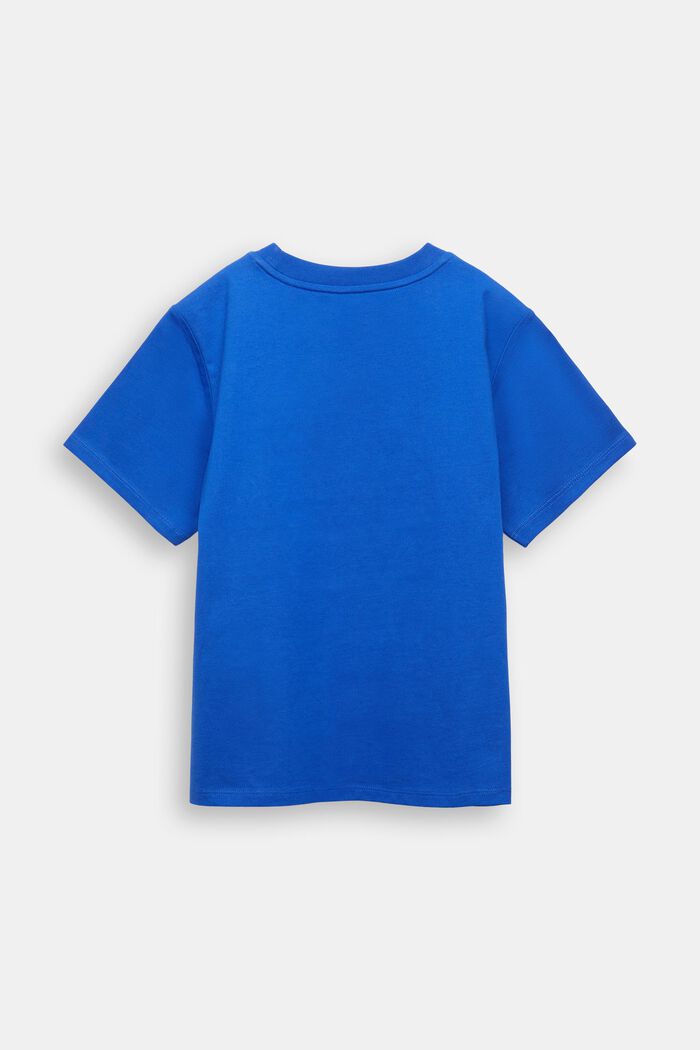 T-Shirt aus Baumwolljersey mit Grafikprint, BRIGHT BLUE, detail image number 3