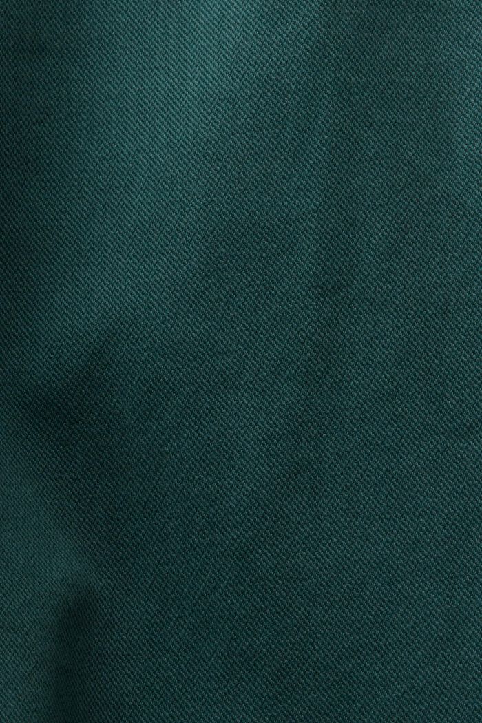 Weit geschnittene Chino mit hohem Bund, EMERALD GREEN, detail image number 6
