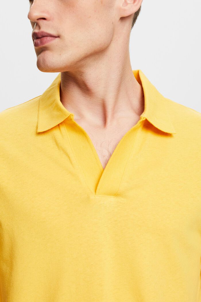 Polo shirts, SUNFLOWER YELLOW, detail image number 3