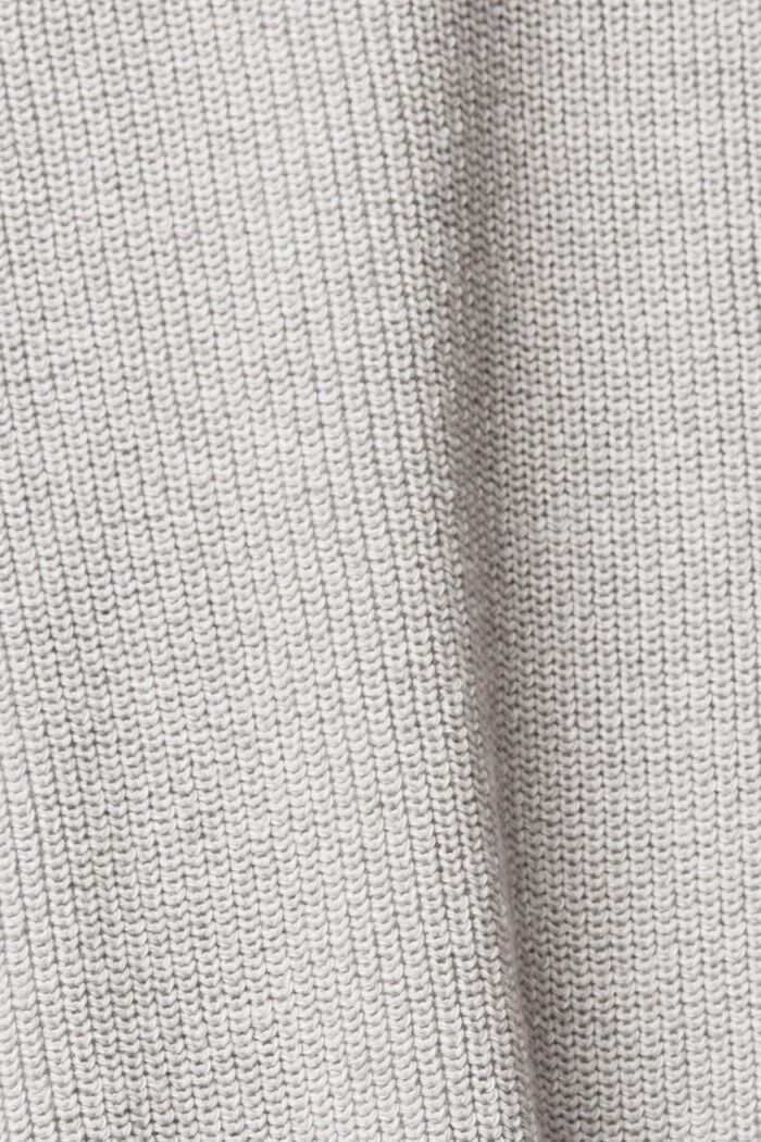 Zipper-Cardigan aus Strick, LIGHT GREY, detail image number 6