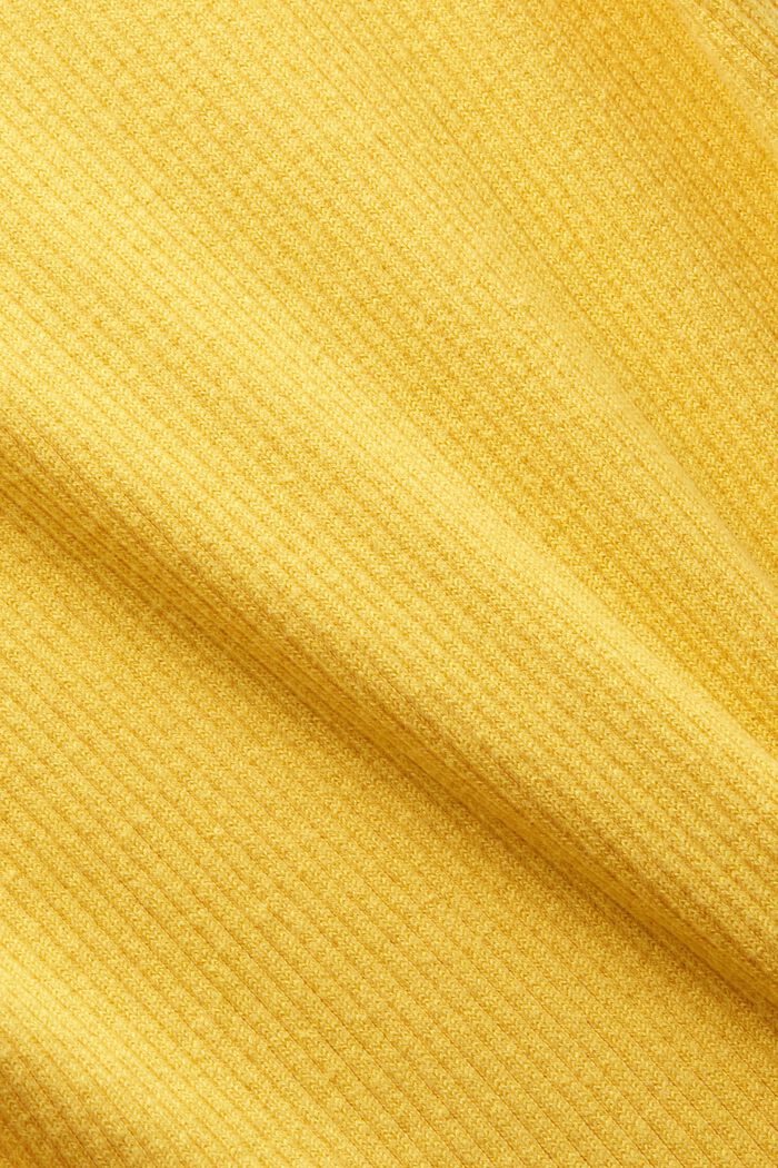 Geripptes Pullover-Tanktop, SUNFLOWER YELLOW, detail image number 5