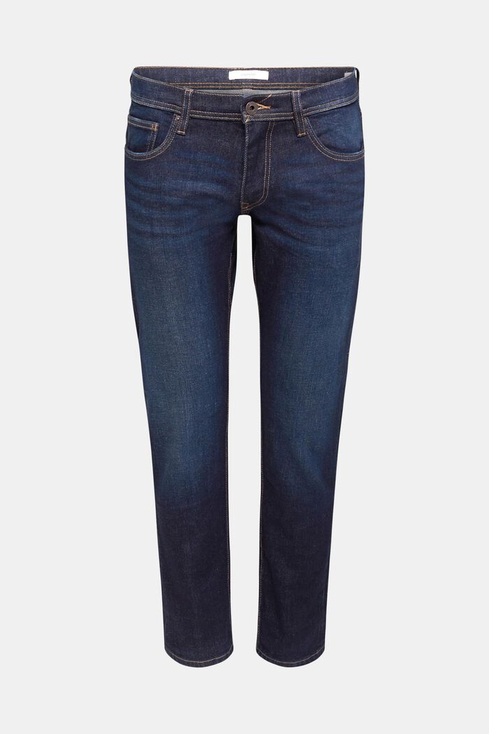Stretch-Jeans mit Organic Cotton, BLUE DARK WASHED, detail image number 8