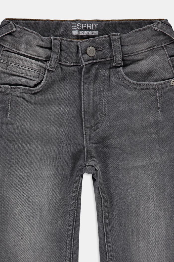 Stretch-Jeans mit Verstellbund, GREY MEDIUM WASHED, detail image number 2