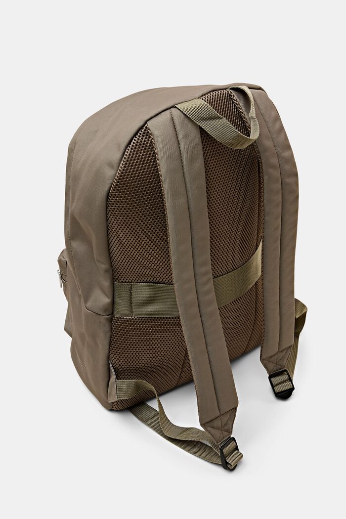 Rucksack aus Webstoff mit Zipperfach, OLIVE, detail image number 3