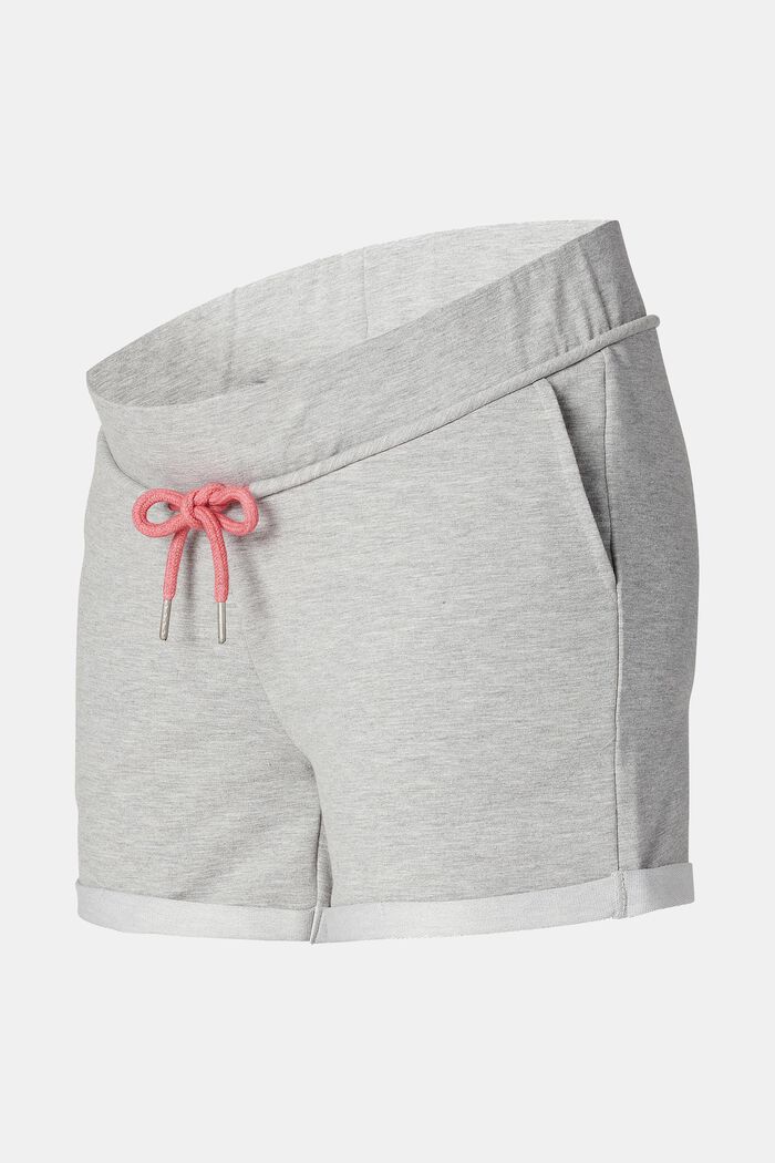 Sweat-Shorts mit Unterbauchbund, MEDIUM GREY MELANGE, detail image number 5