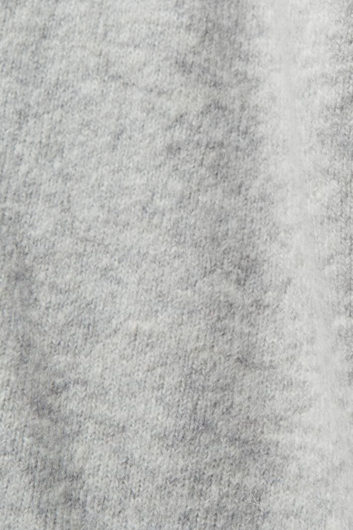 Wollmix-Pullover mit V-Ausschnitt, LIGHT GREY, detail image number 5