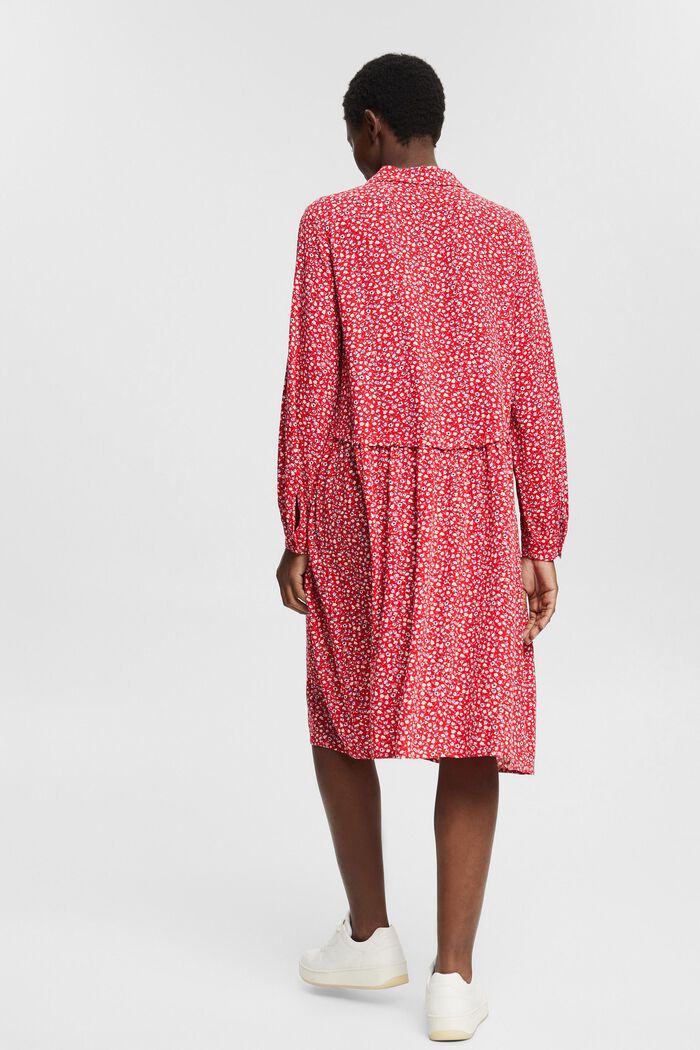 Print-Kleid aus LENZING™ ECOVERO™, RED, detail image number 2
