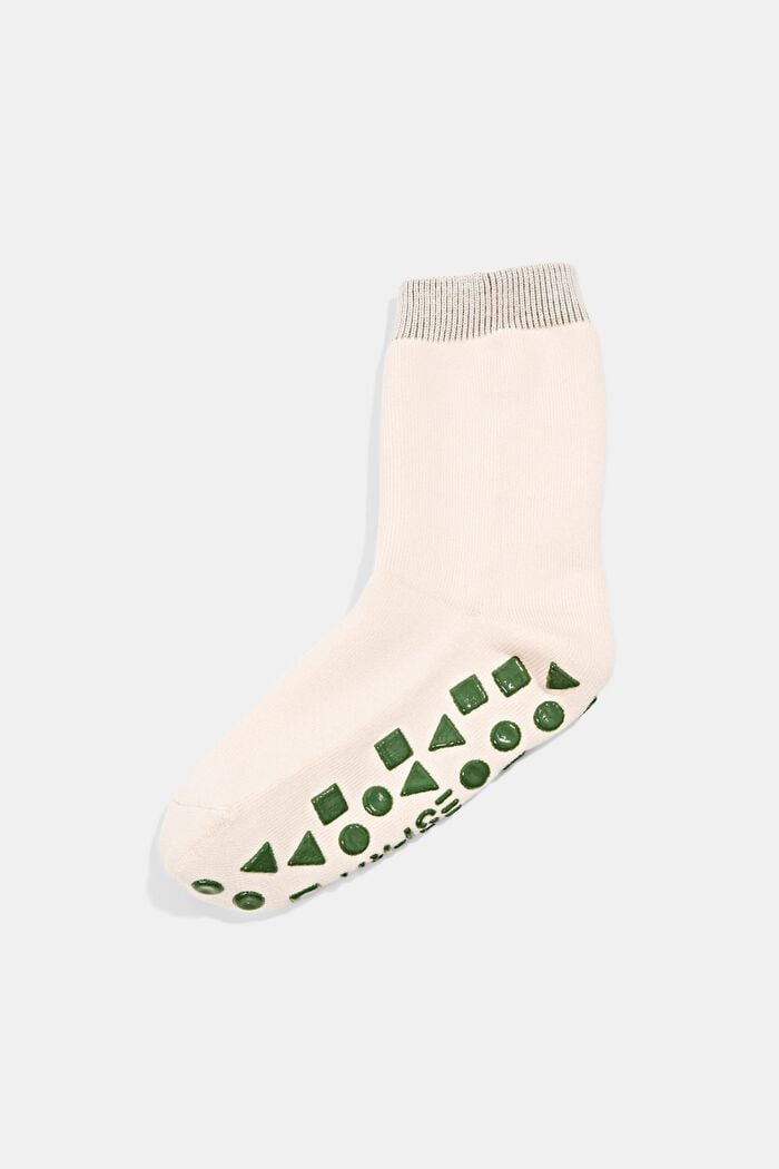 Anti-Rutsch-Socken aus Bio-Baumwoll-Mix, ORCHID, detail image number 0