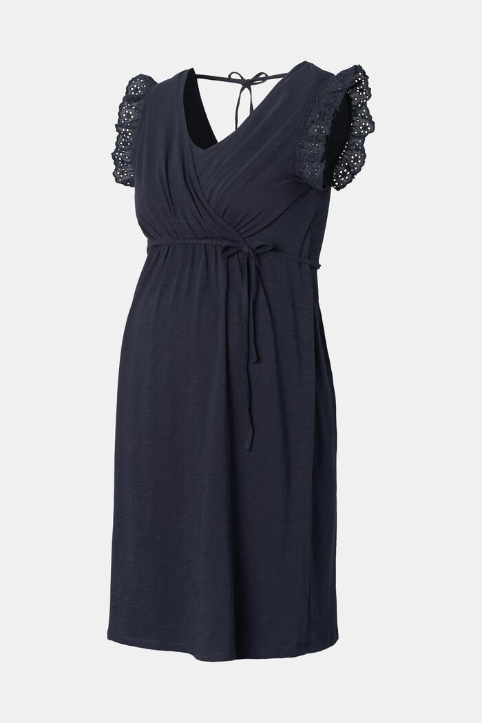 Jersey-Kleid aus Organic Cotton, NIGHT SKY BLUE, detail image number 6