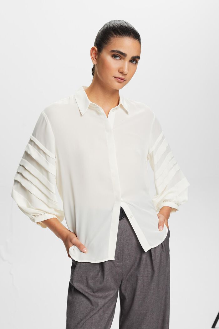 Blouses woven, OFF WHITE, detail image number 1