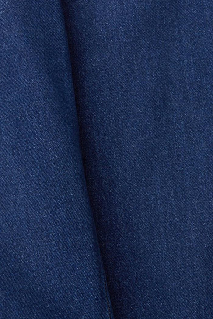 High-Rise-Jeans im Mom Fit, BLUE DARK WASHED, detail image number 7