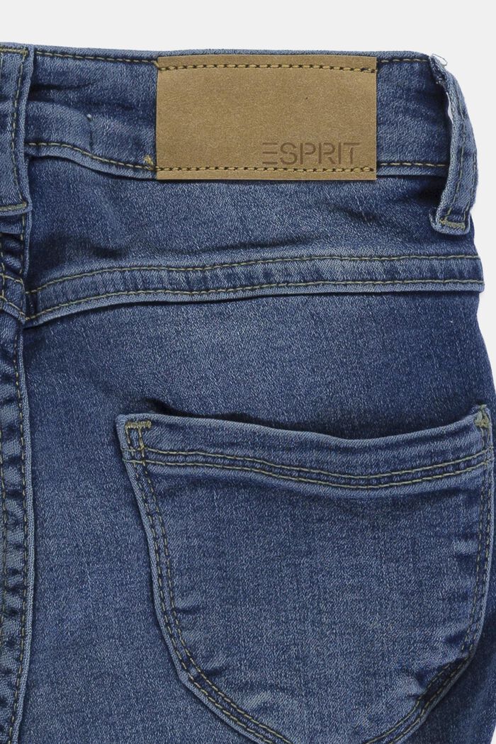 Stretch-Jeans mit Weitenservice und Verstellbund, GREY MEDIUM WASHED, detail image number 2