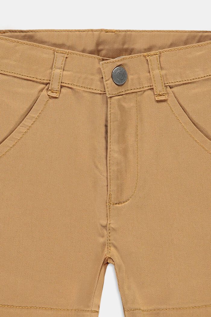 Basic-Shorts mit Verstellbund, CARAMEL, detail image number 2