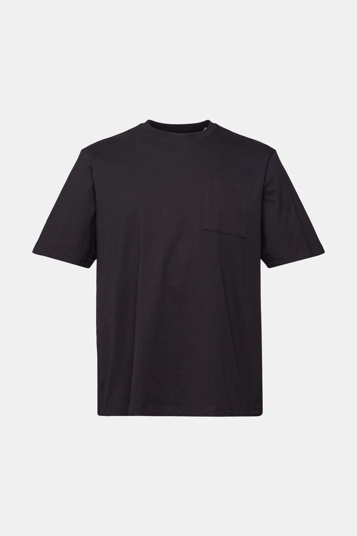 Jersey T-Shirt, 100% Baumwolle, BLACK, detail image number 2
