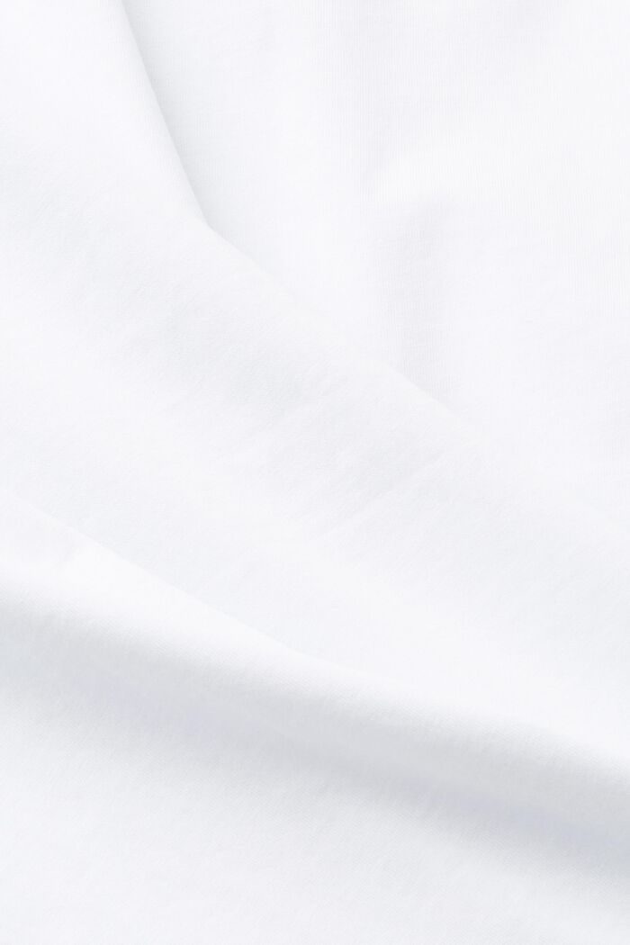 T-Shirt aus nachhaltiger Baumwolle mit Print, WHITE, detail image number 5