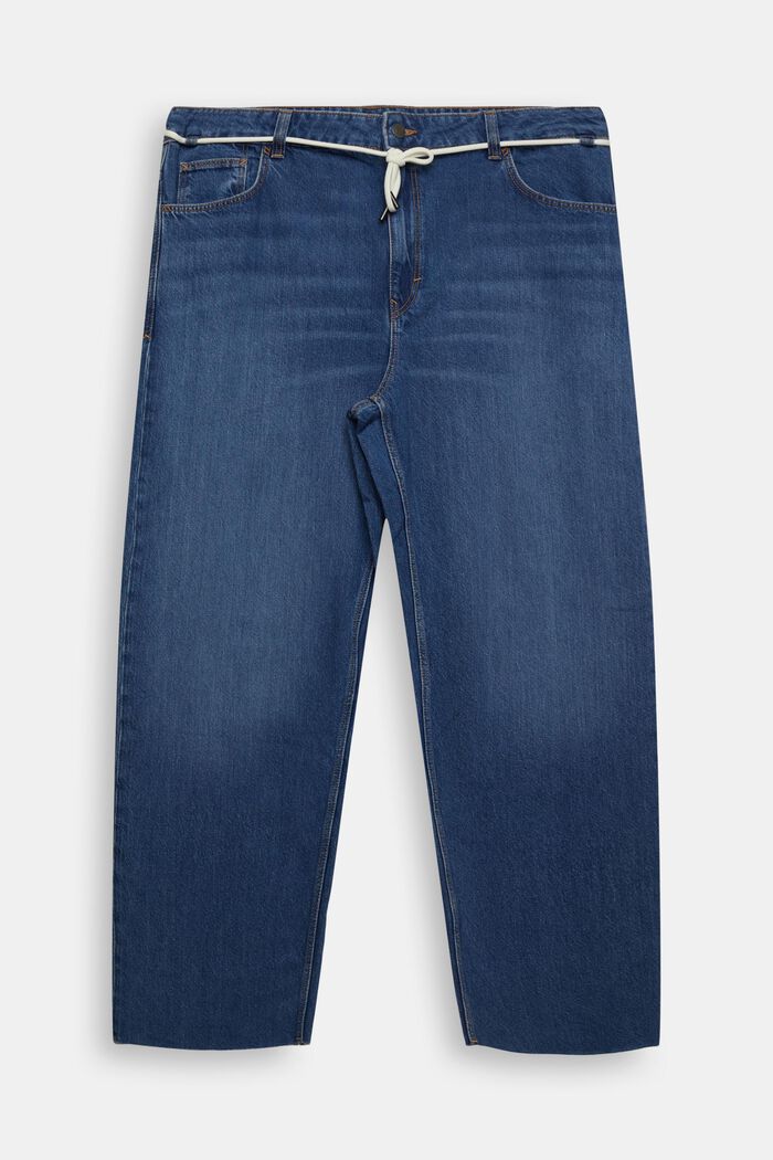 Jeans in Dad-Passform aus nachhaltiger Baumwolle, BLUE MEDIUM WASHED, detail image number 0