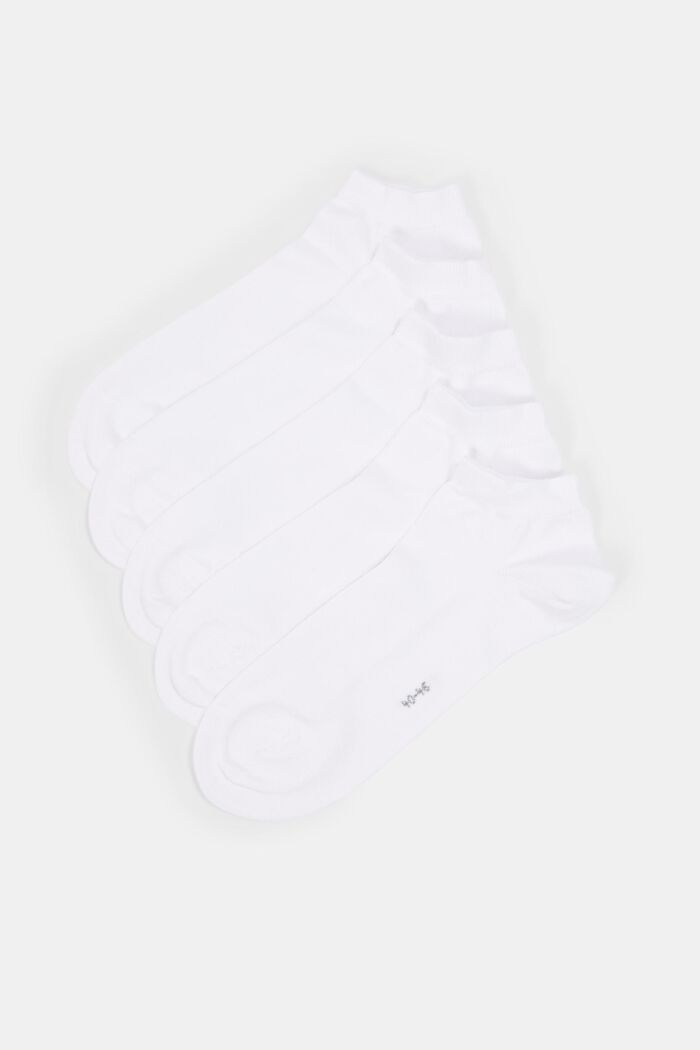 10er-Pack Sneaker-Socken aus Baumwoll-Mix, WHITE, detail image number 0