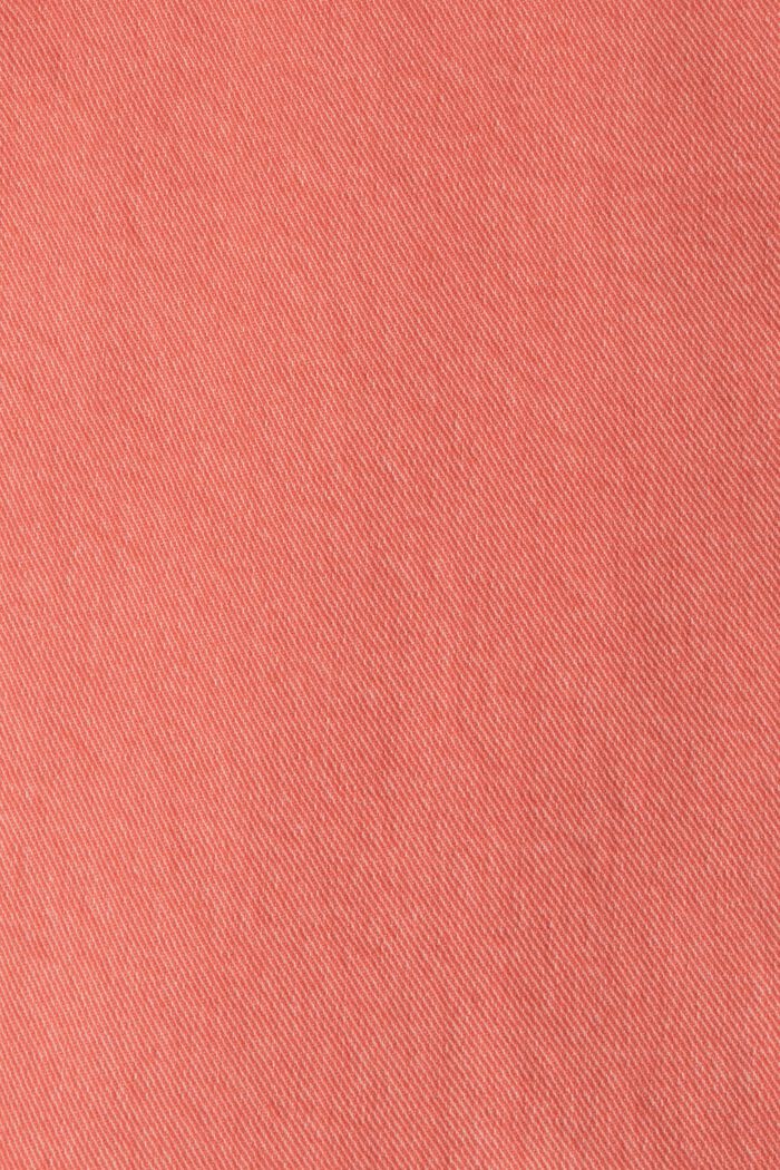 Mom-Fit-Jeans aus Baumwolle, CORAL, detail image number 4