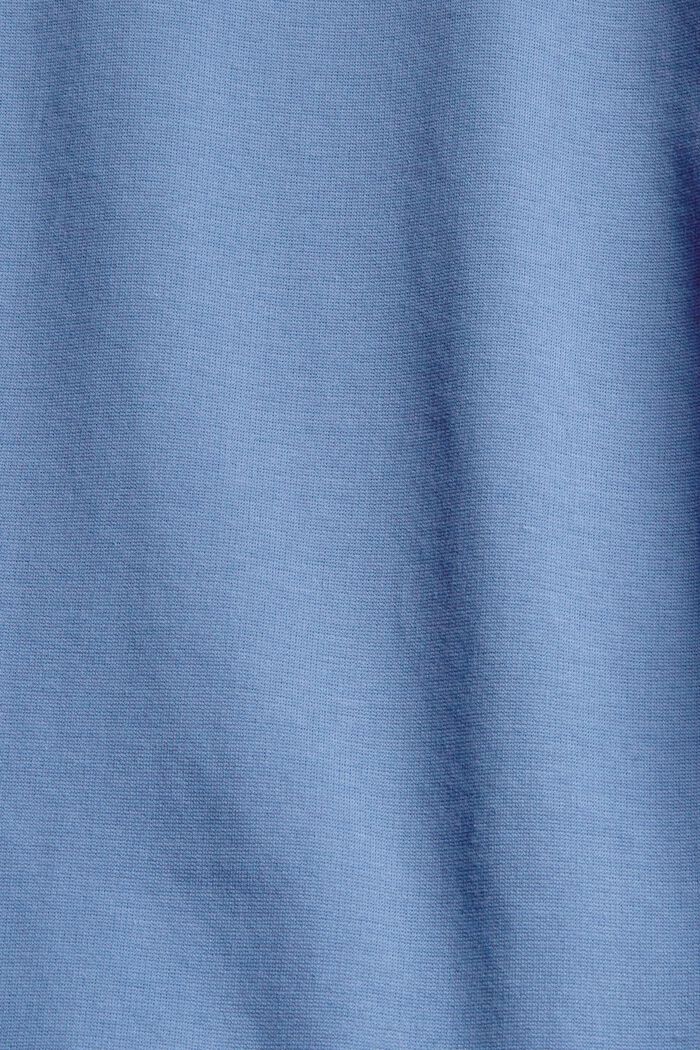 Ausgestelltes T-Shirt-Kleid, Bio-Baumwoll-Mix, BLUE LAVENDER, detail image number 4