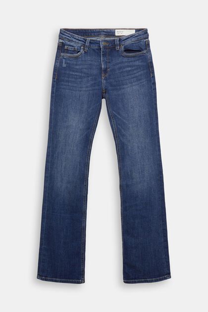 Superstretch-Jeans mit Organic Cotton, BLUE DARK WASHED, overview
