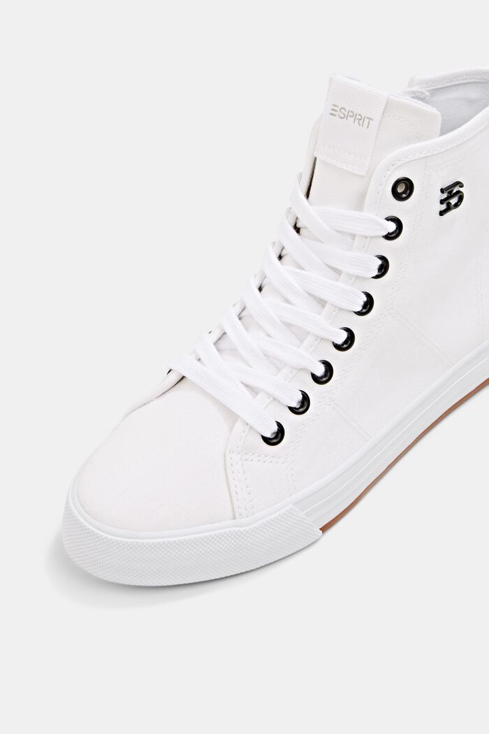 Sneaker mit hohem Schaft, WHITE, detail image number 3