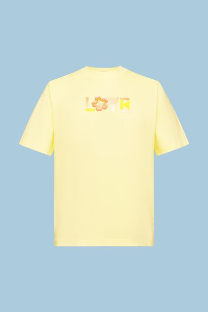 Unisex-T-Shirt aus Pima-Baumwolle mit Print