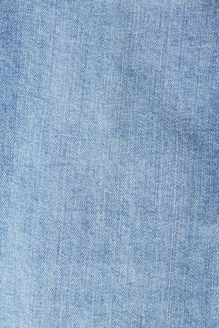 Jeans mit Doppelknopf, Organic Cotton, BLUE LIGHT WASHED, detail image number 1