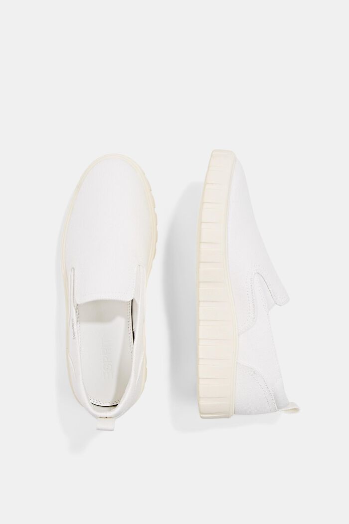 Slip-On-Sneaker mit Plateausohle, WHITE, detail image number 1