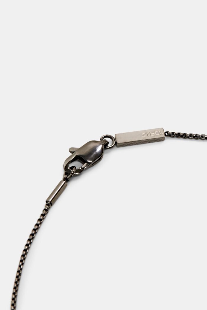 Filigrane Halskette mit Anhänger, BLACK, detail image number 1