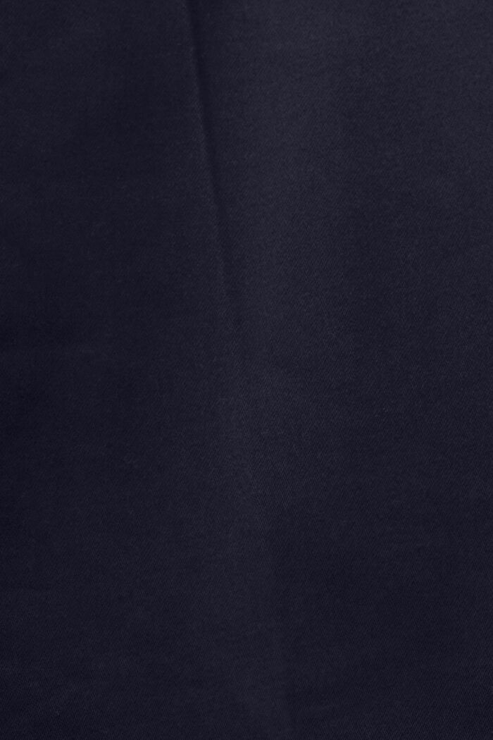Schmal geschnittene Hose mit hohem Bund, NAVY, detail image number 5
