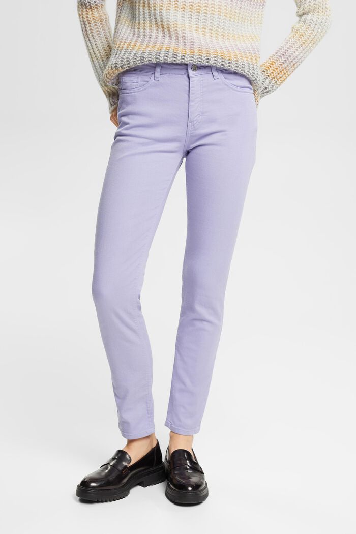 Slim-Fit-Jeans mit mittlerer Bundhöhe, LAVENDER, detail image number 0