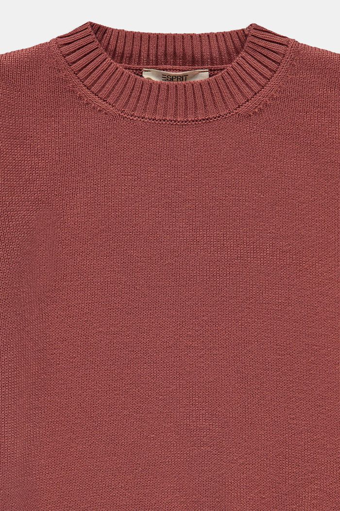 Pullover mit Ringeln aus Baumwoll-Mix, DARK MAUVE, detail image number 2